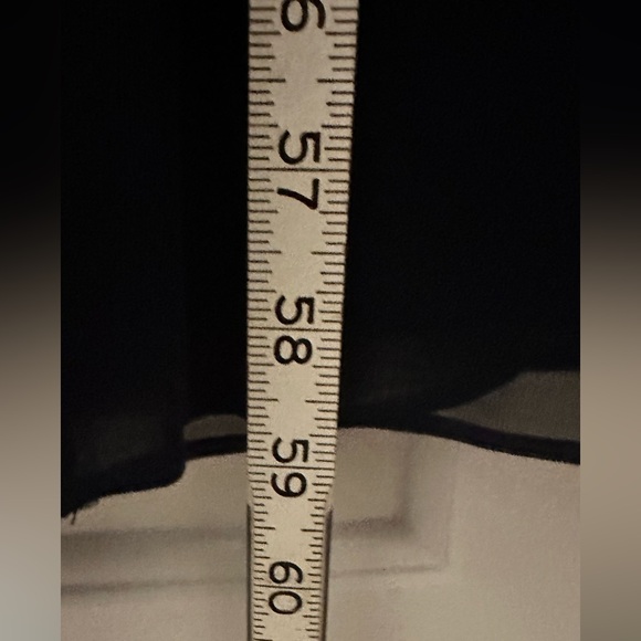 XScape floor length Gown Navy Blue
size 14 petite Flutter sleeves - Picture 12 of 12